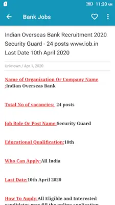 Karnataka Jobs android App screenshot 3